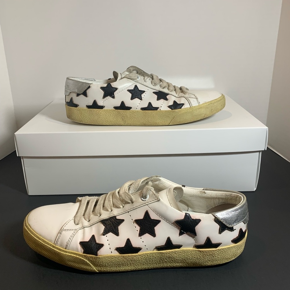 Saint Laurent Classic Court lows Sz 7.5/37.5